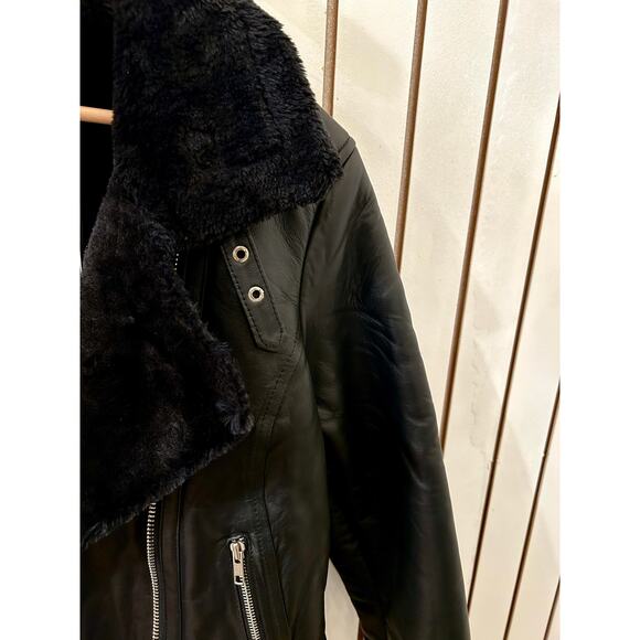Genuine Decrum Leather Shearling Women’s Jacket Size XXL - Picture 6 of 6